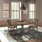 International Concepts Round 36 in Rd Ped Gathering Ht Table, 2 San Remo Stools, Hickory/Coal, 36 in W, 36 in L, 35.1 in H K45-36RT-6B-S102-2 - alternate 3